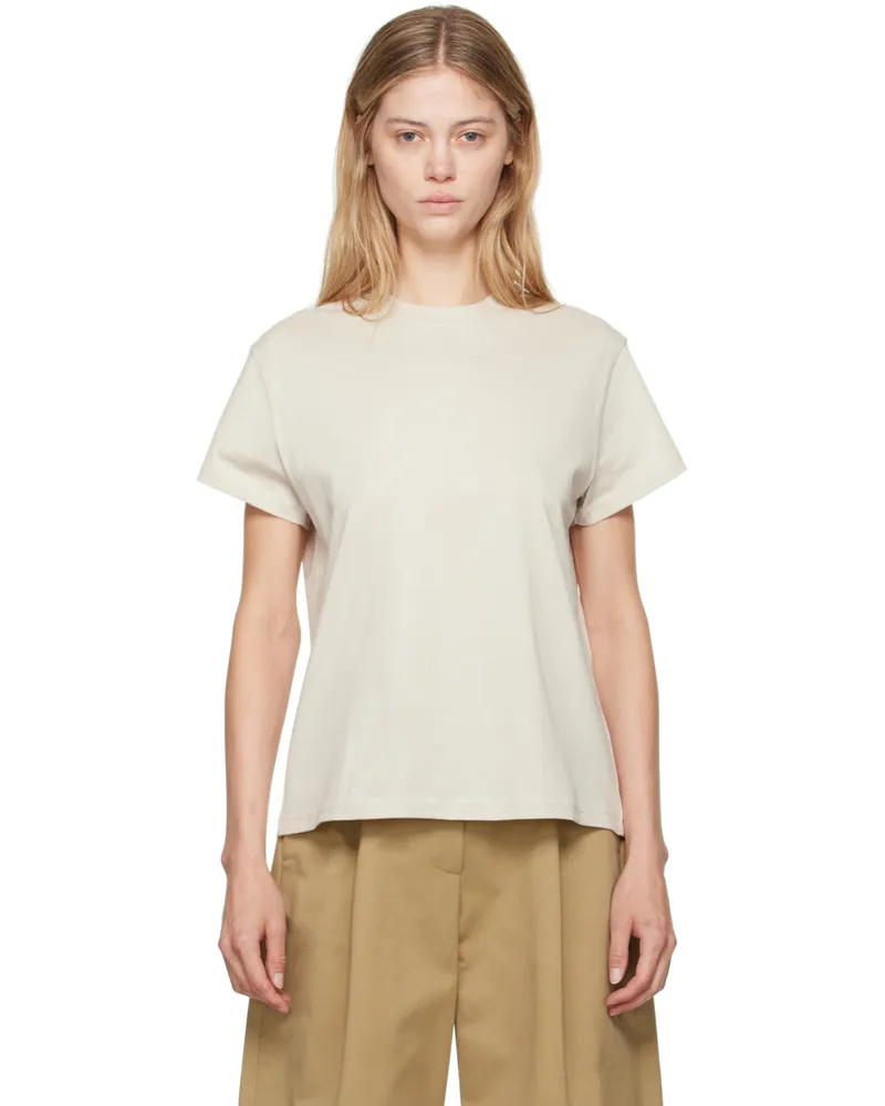 Studio Nicholson Off-White Marine T-Shirt Dove