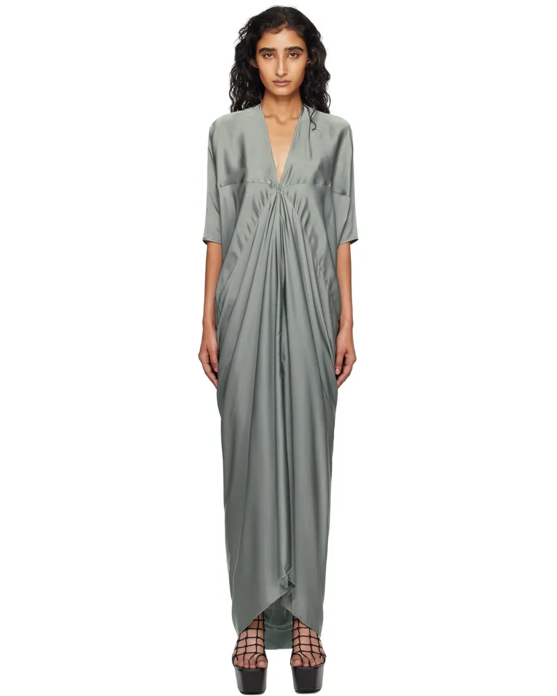 Rick Owens Gray Concordians Kite Maxi Dress 06