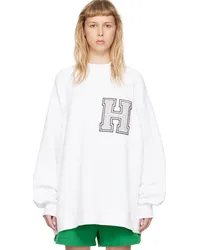 HALFBOY White Patch Sweatshirt White