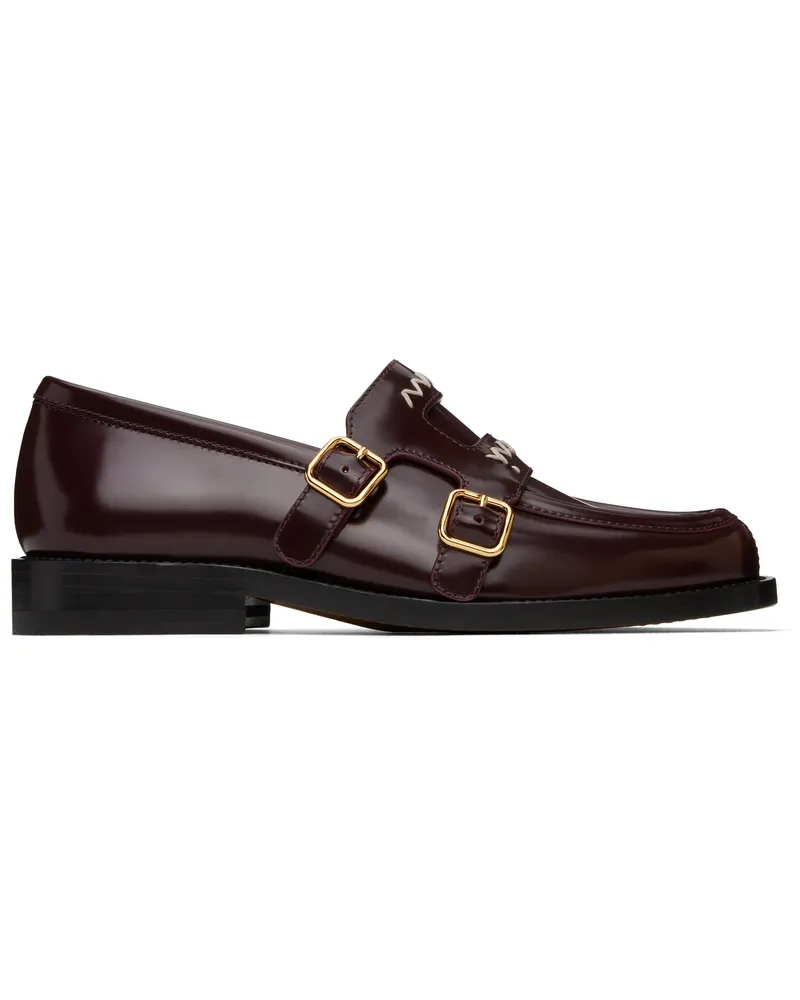Marni Burgundy Bambi 3.0 Loafers 00r90