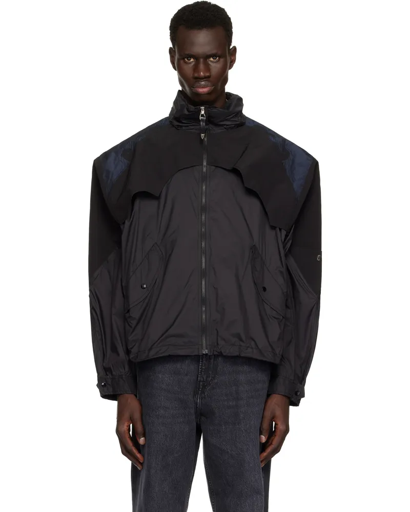 Toga Black Ripstop Jacket Black