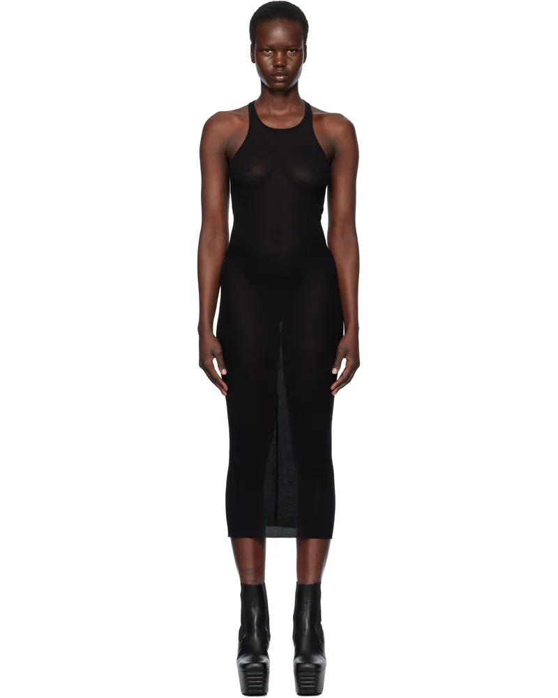 Rick Owens Black Hollywood Tank Maxi Dress 09