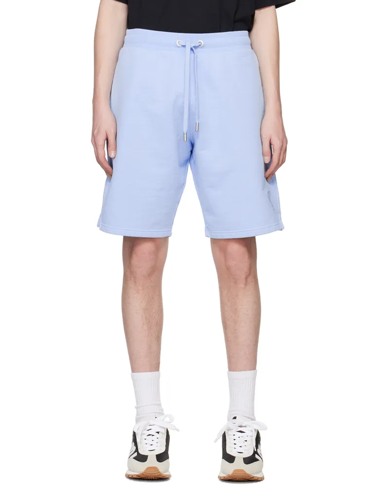 AMI Paris Blue Ami de Cœur Shorts Sky