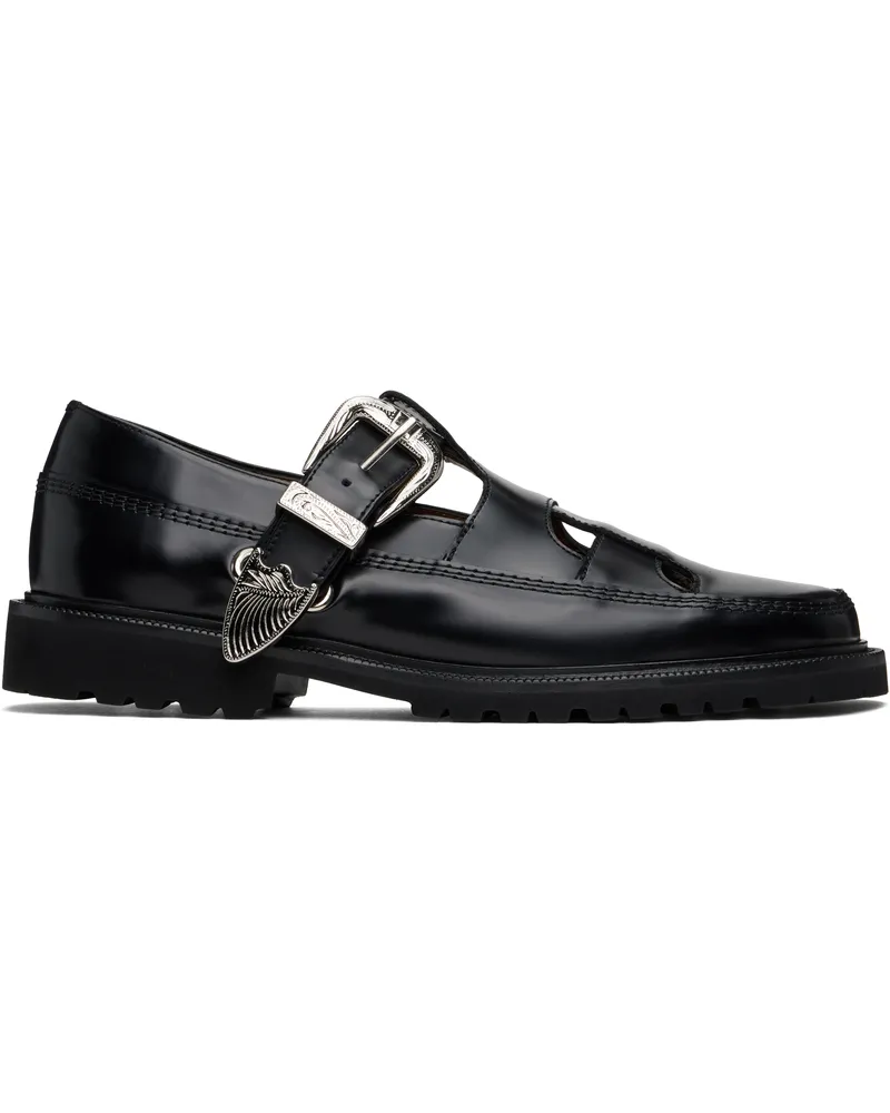 Toga Black Polido Loafers Black