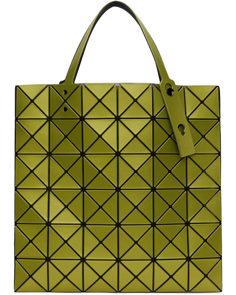 Issey Miyake Yellow Lucent Metallic Tote 52