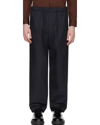 Jil Sander Navy Four-Pocket Trousers Navy