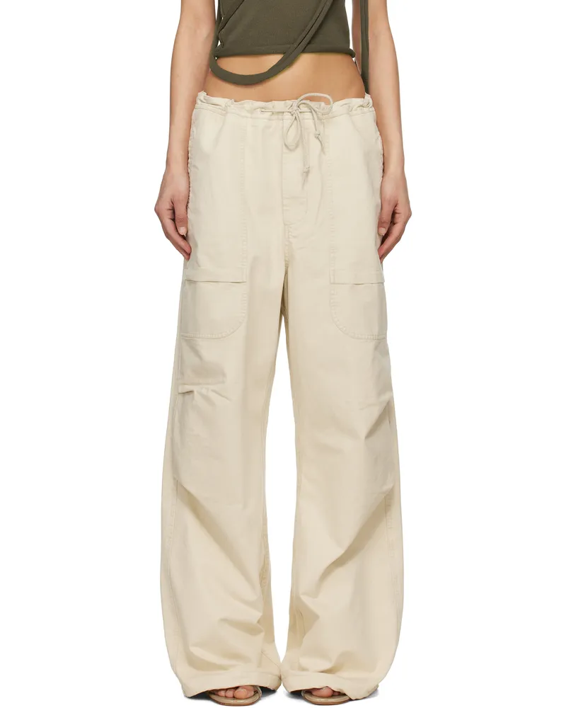 Entire Studios Off-White Barren Cargo Trousers Offwhite