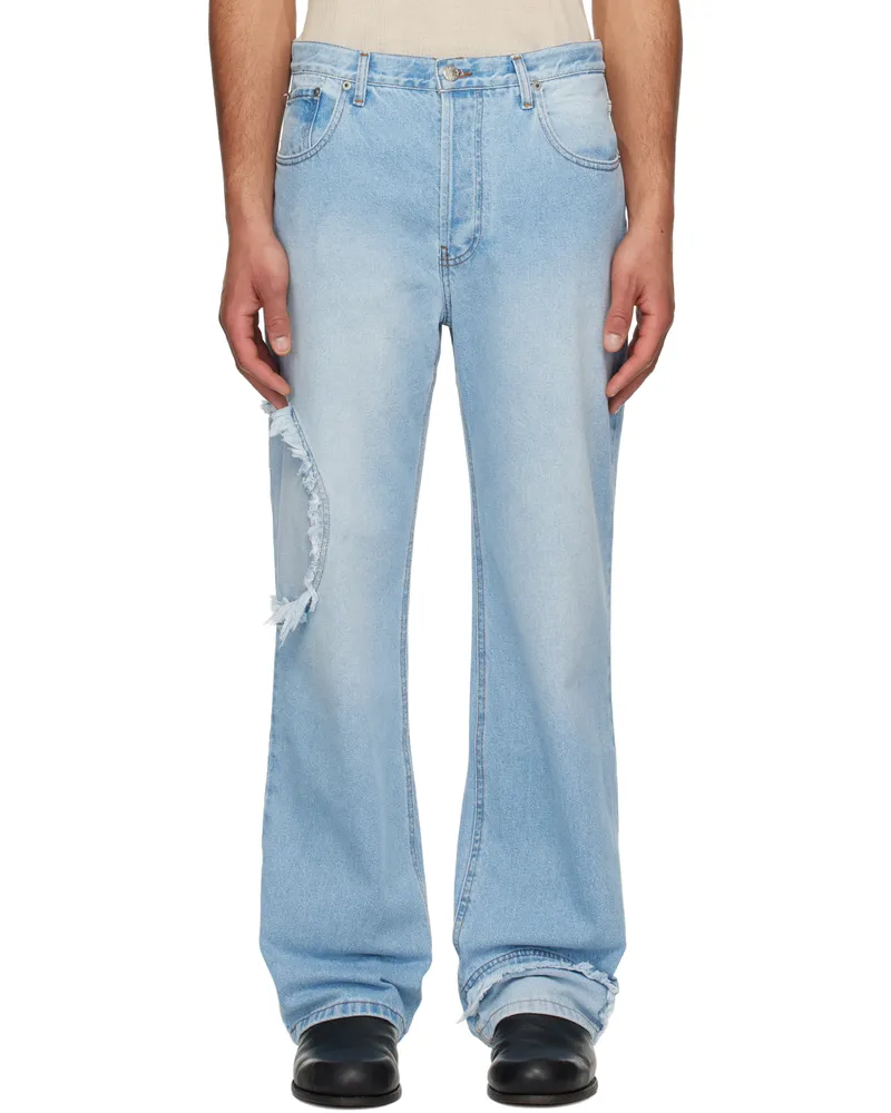 Edward Cuming Blue Circle Window Jeans Light
