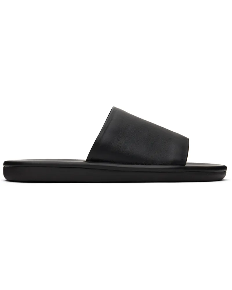 Ancient Greek Sandals Black Cerastes Sandals Black