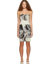 ELLISS Gray Garden Angel Minidress Print