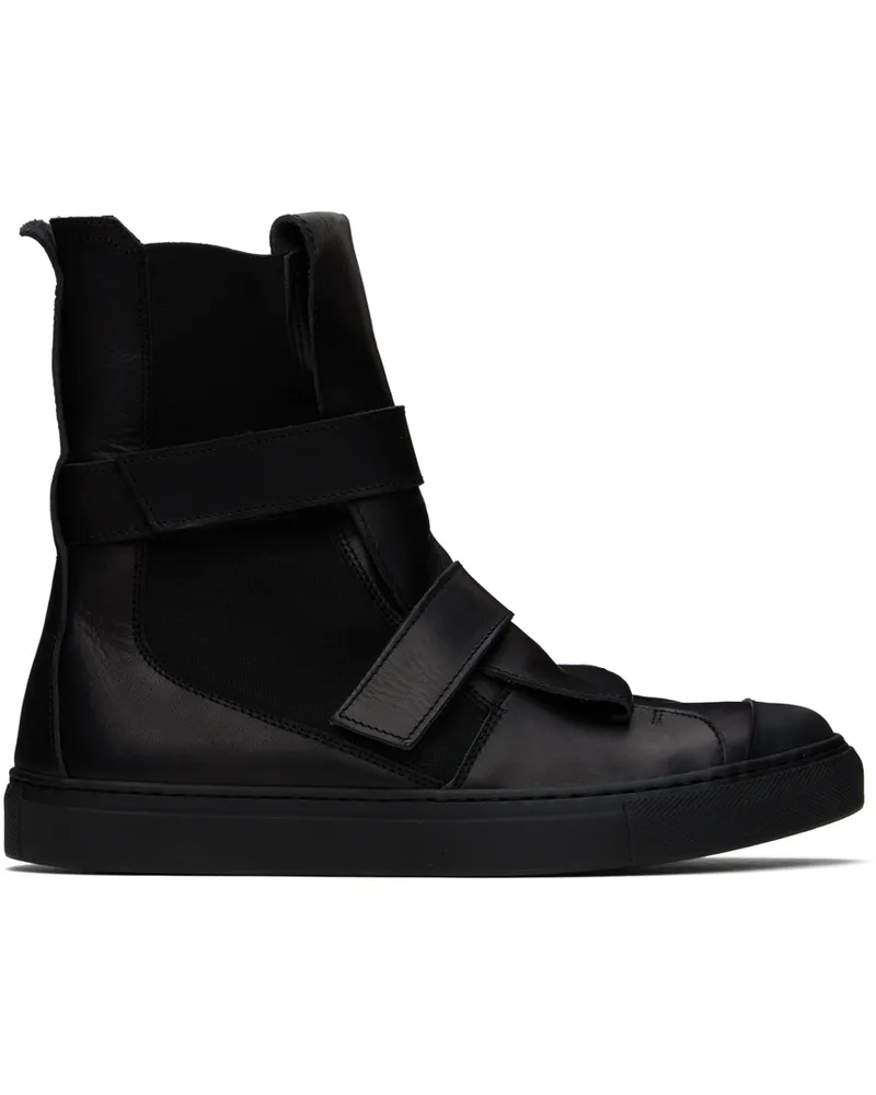 NICOLAS ANDREAS TARALIS Black Velcro Strap Sneakers 0
