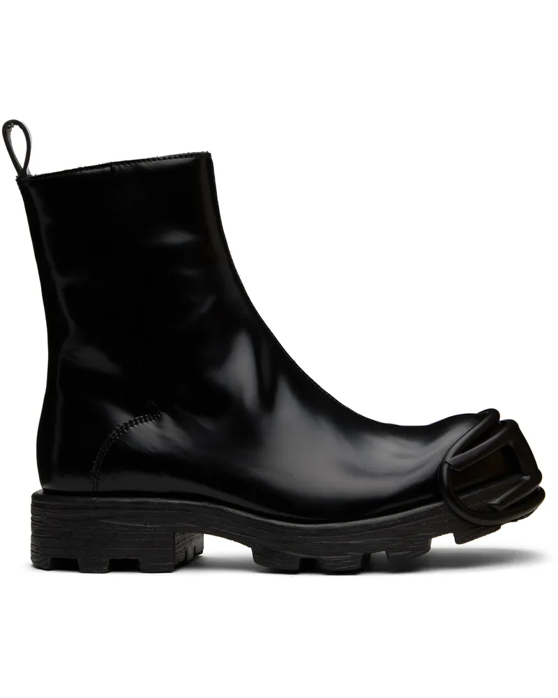 Diesel Black D-Hammer Bt Zip D Boots H0015