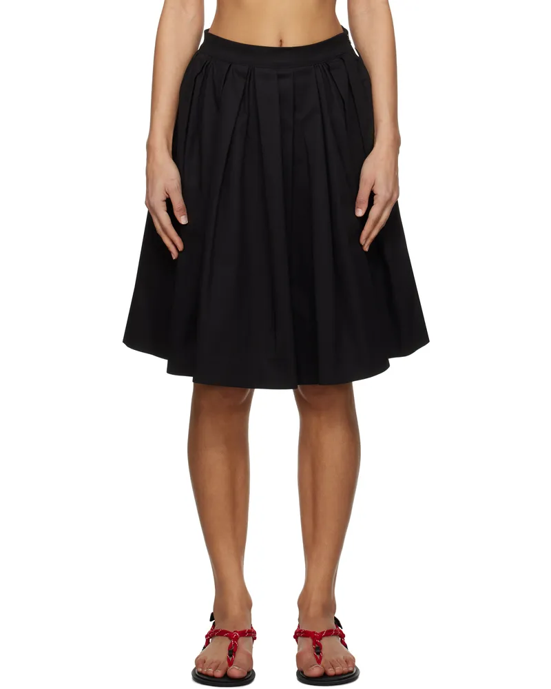 MSGM Black Pleated Miniskirt 99