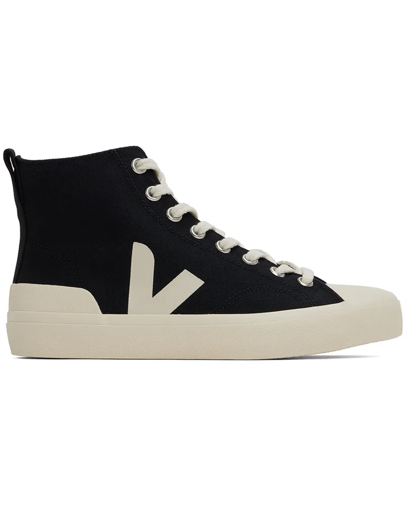 VEJA Black & Off-White Wata II Canvas Sneakers Black_pierre