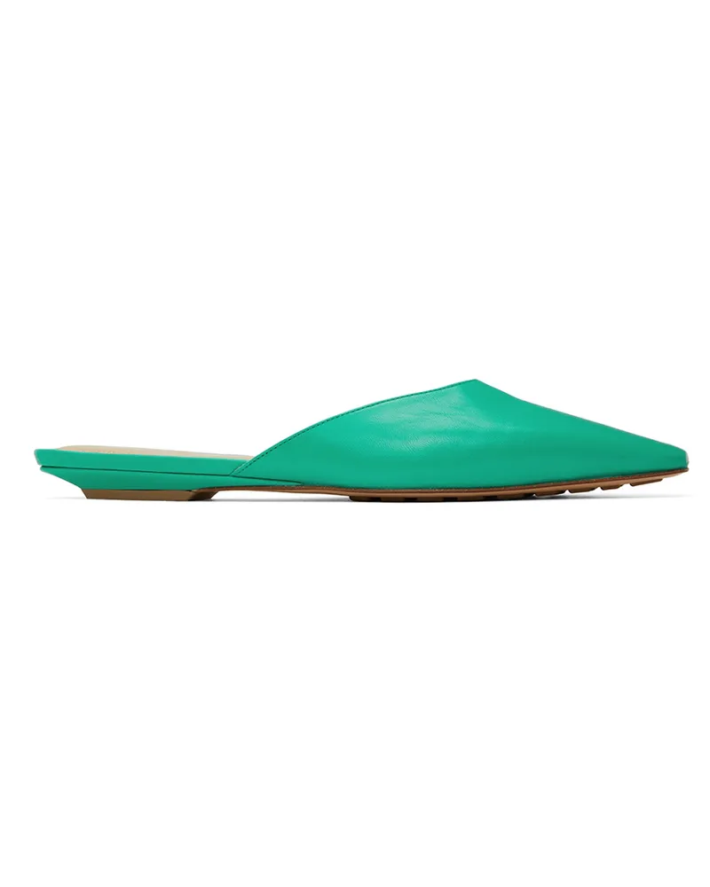 Bottega Veneta Green Point Slippers 3227