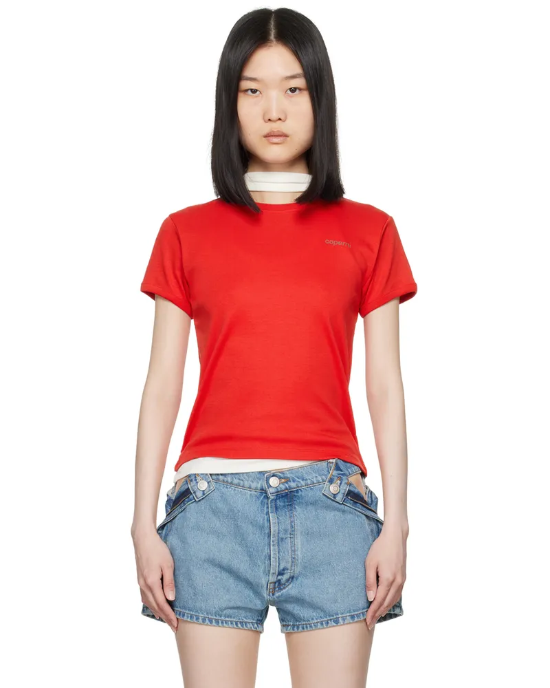 COPERNI Red Printed Logo T-Shirt Red-green