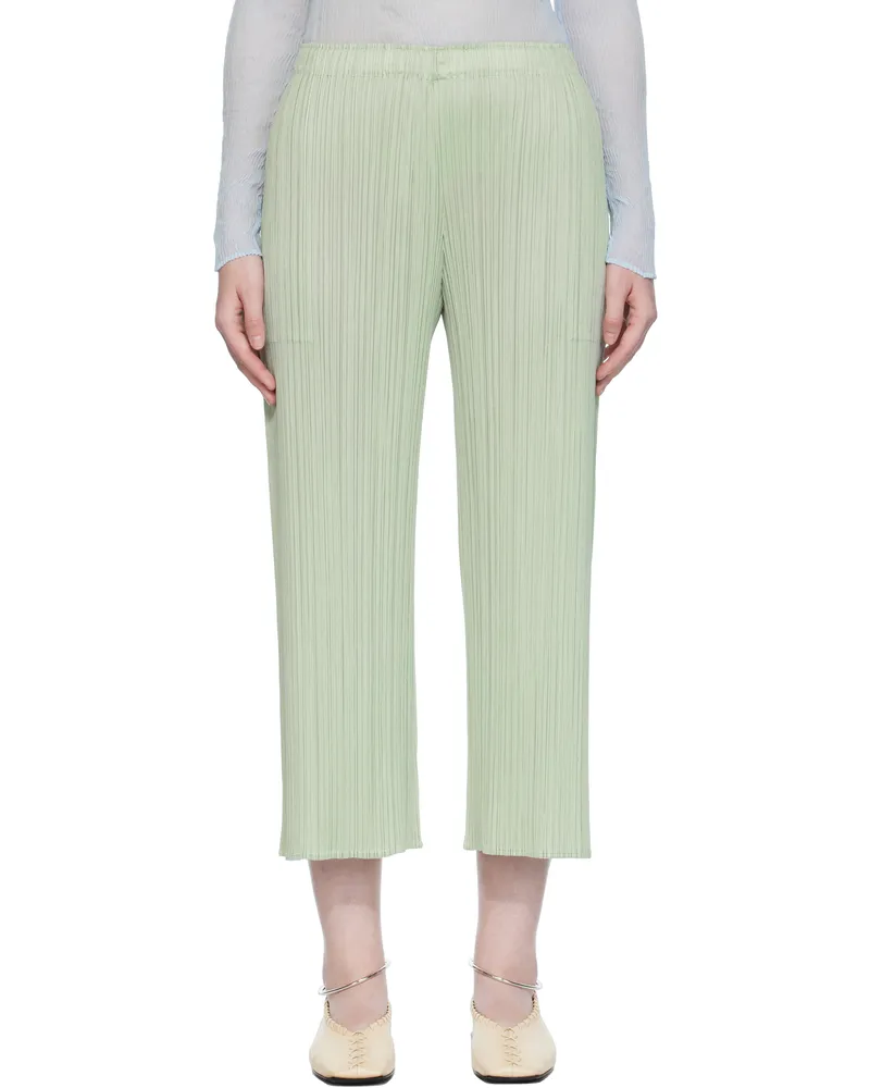 Issey Miyake Green Monthly Colors June Trousers 58