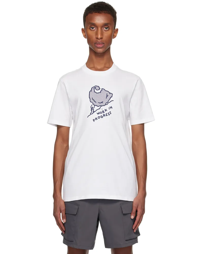 Carhartt WIP White Move On Up T-shirt 00axx