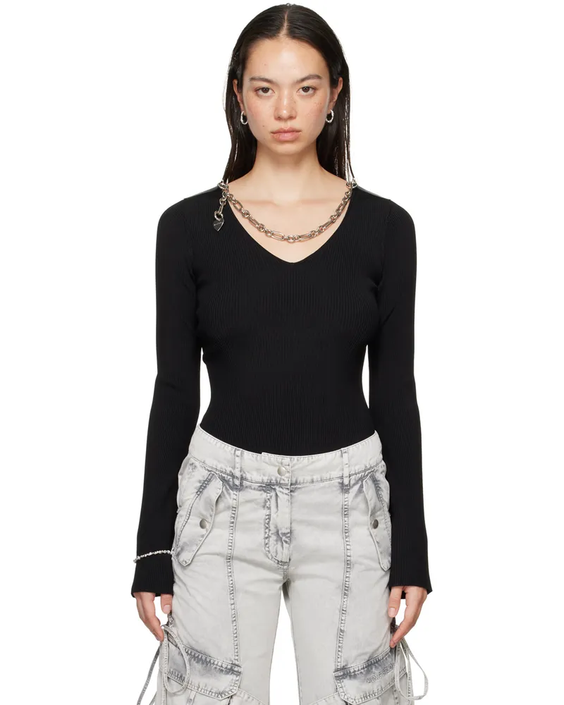 Acne Studios Black Kourtney Top Black