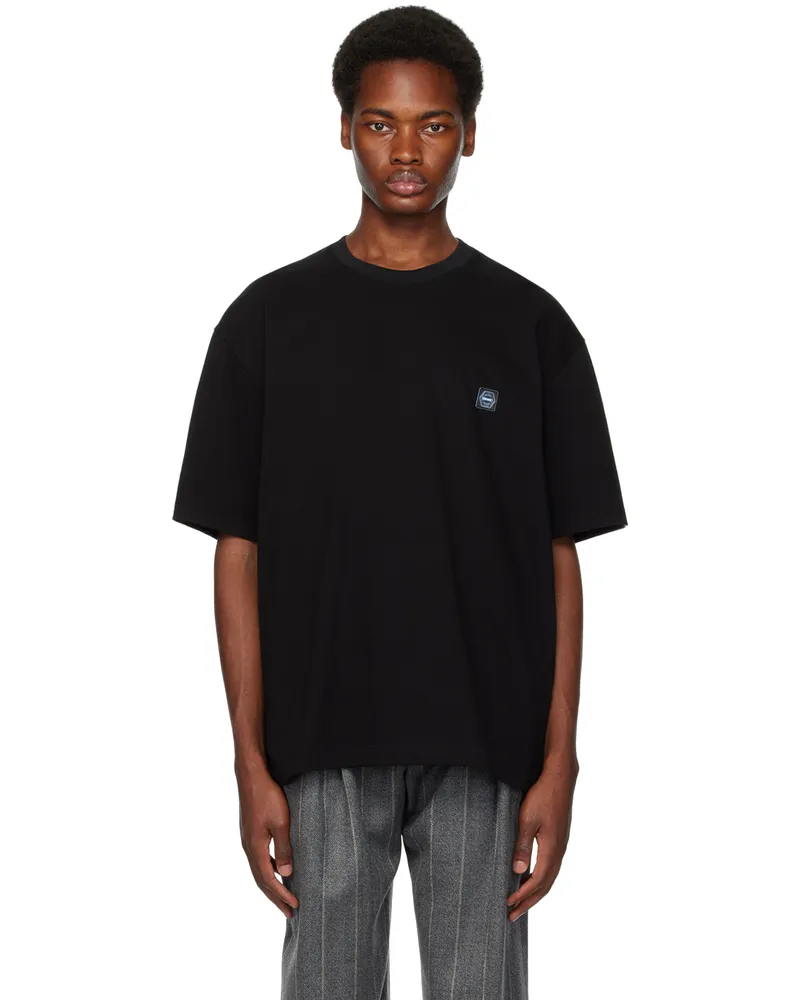 SOLID HOMME Black Butterfly T-Shirt 633b
