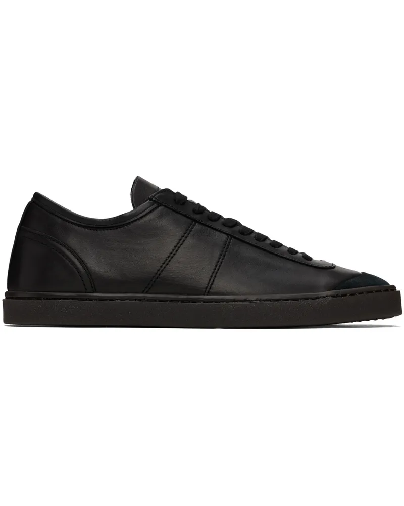 Christophe Lemaire Black Linoleum Sneakers Bk999