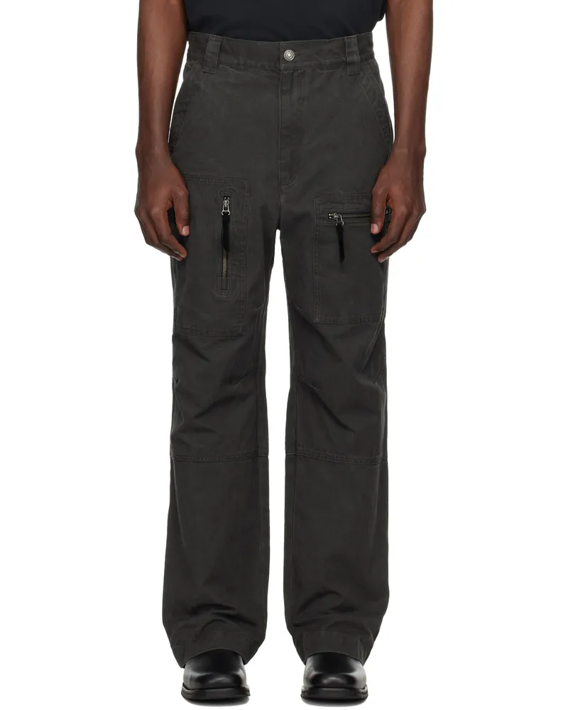 Isabel Marant Black Kleber Cargo Pants 02fk