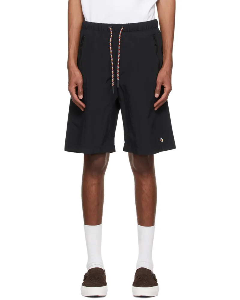 Marcelo Burlon | County of Milan Black Nylon Shorts Black