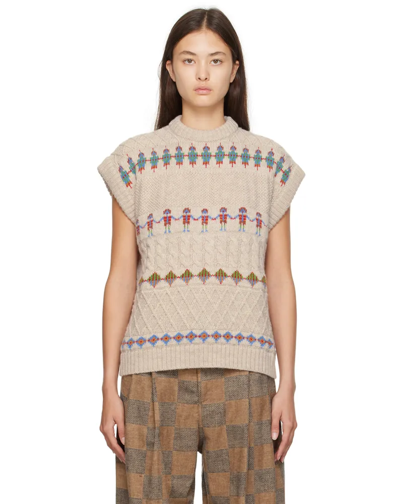 Henrik Vibskov Beige Jack Vest Beige