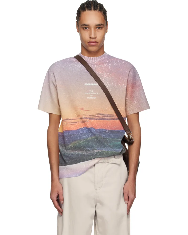 Adererror White Half S Pull-Over 0503 T-shirt Orange