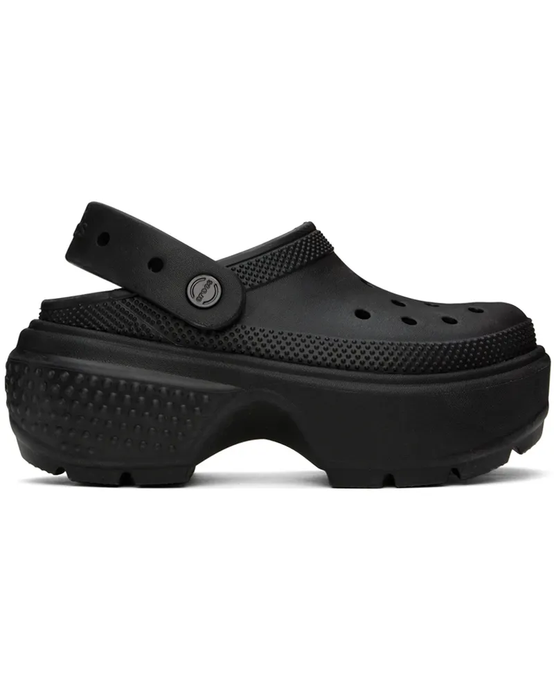 Crocs Black Stomp Clogs Black