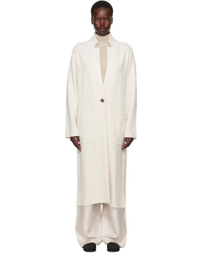 Lisa Yang Off-White Amie Coat Cr