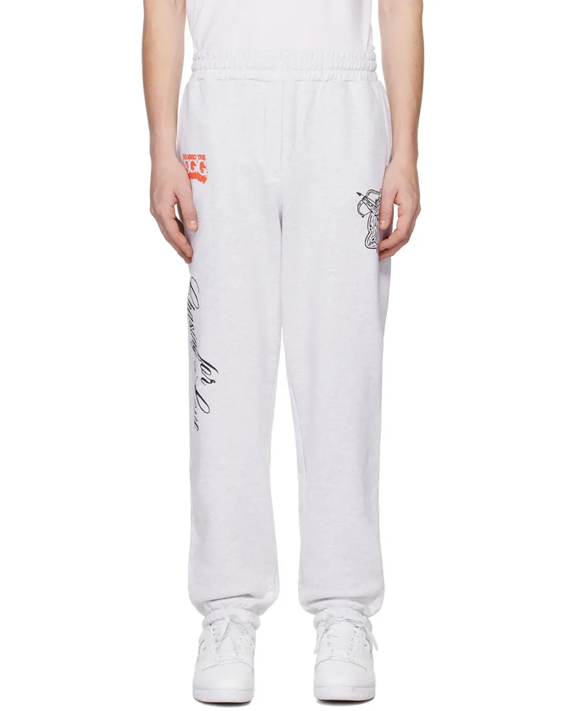Kijun Gray 'Chasing Love' Sweatpants Melange