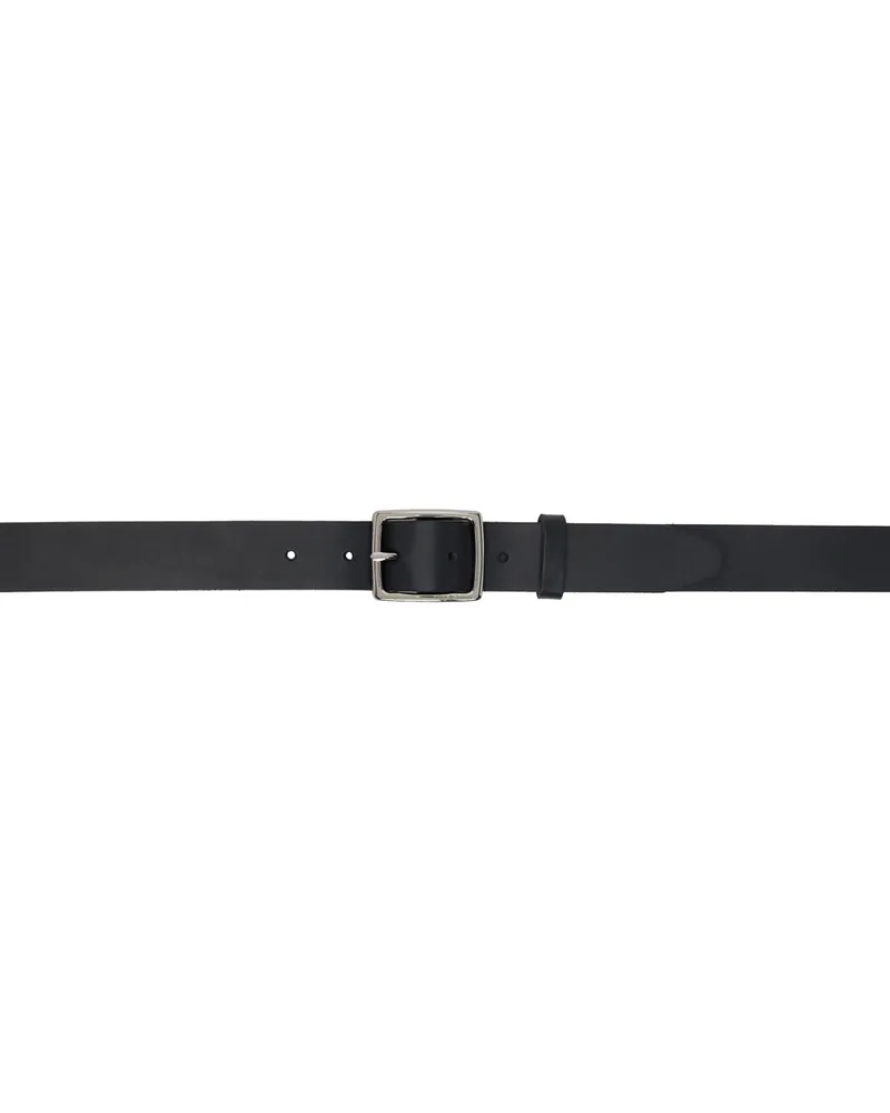 Rag & Bone Black Leather Boyfriend Belt Blk