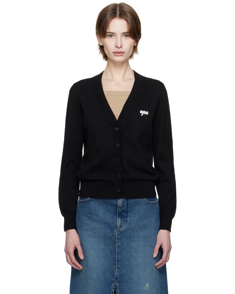 A.P.C. Black Berangere Cardigan Lzz