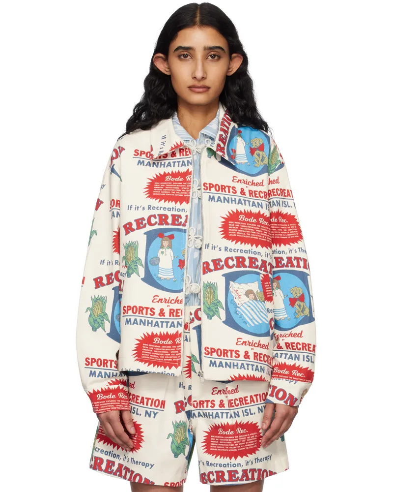 BODE Off-White Enrichment Jacket White