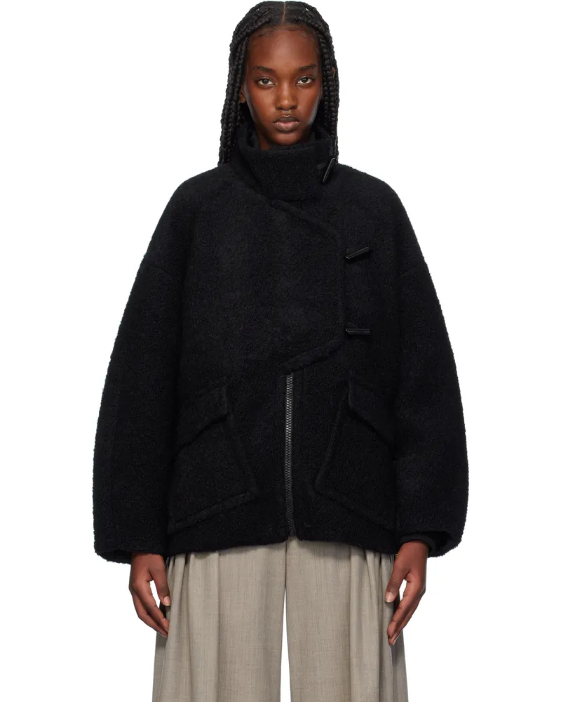 Ganni Black Bouclé Jacket 099