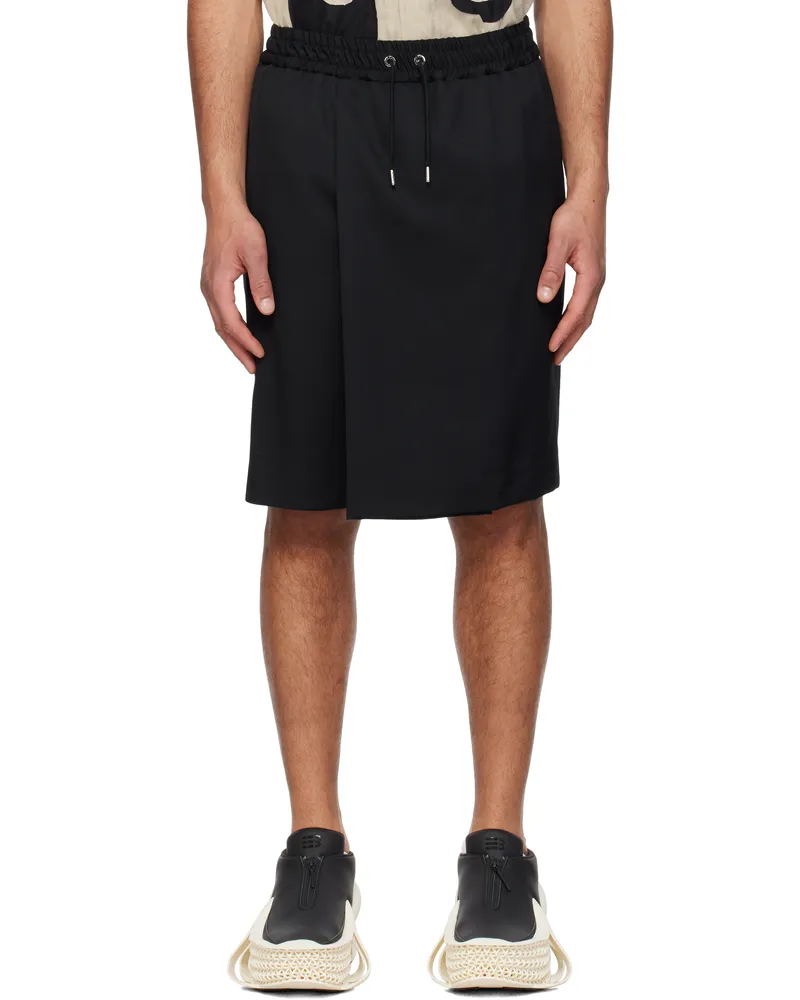 Fumito Ganryu Black Fisherman Shorts Black
