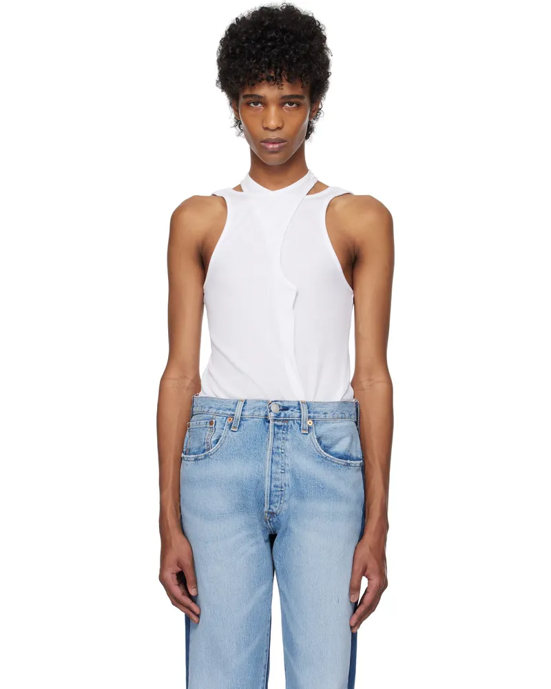BLESS White Twintank Tank Top White
