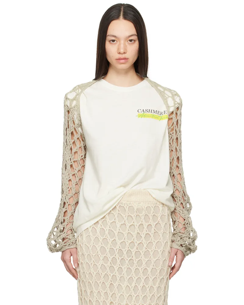 The Elder Statesman Green Dolman Sleeve Cardigan 312