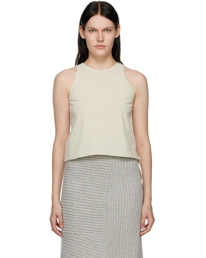Missing You Already Gray Drawstring Tank Top Light