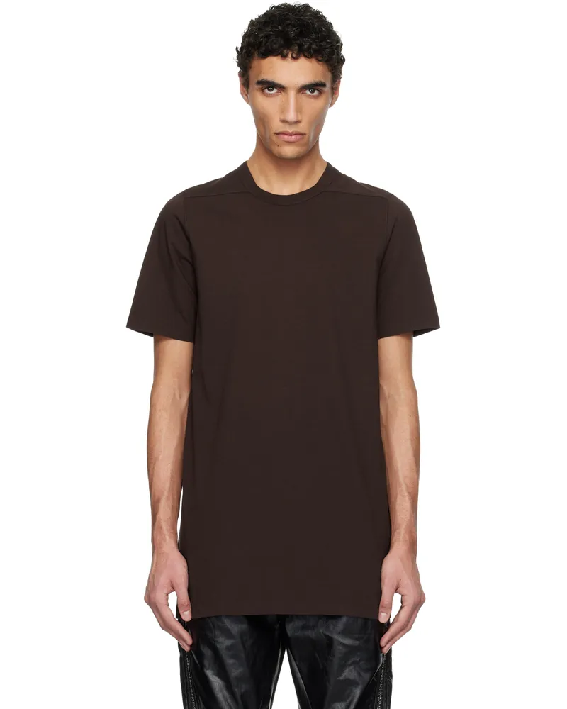 Rick Owens Brown Hollywood Level T-shirt 14