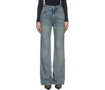 Blue Flared Jeans