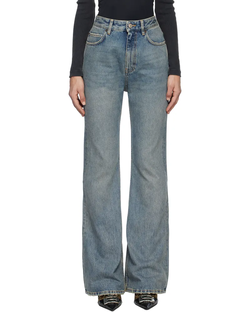 Balenciaga Blue Flared Jeans 4245