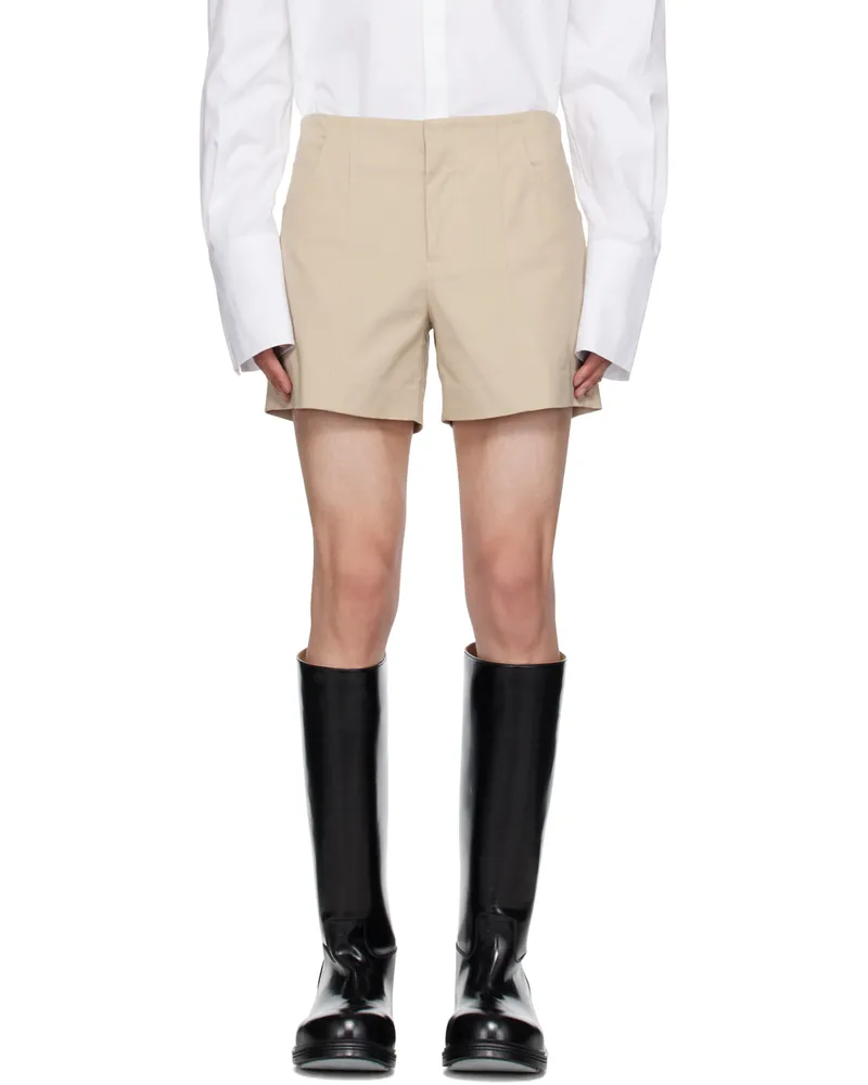 K.NGSLEY Beige Akers Shorts Sand