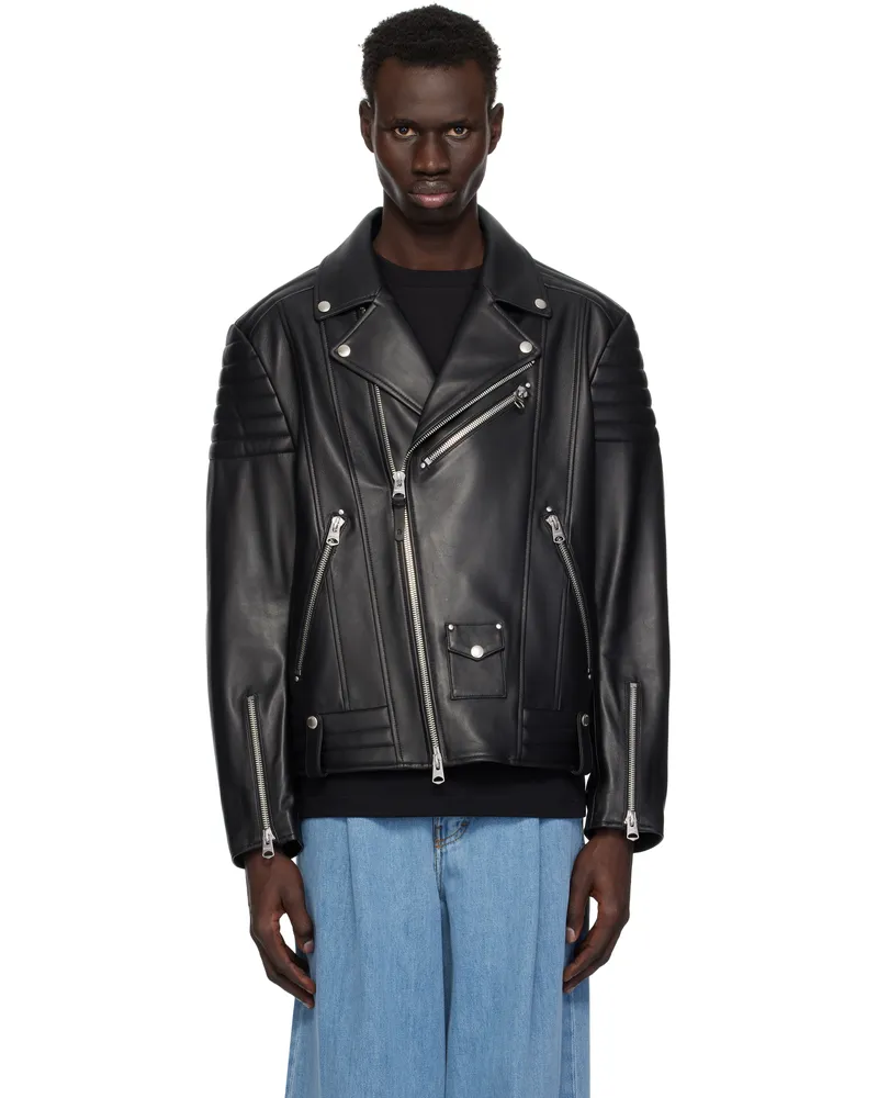 Mackage Black Kenneth Leather Jacket Black
