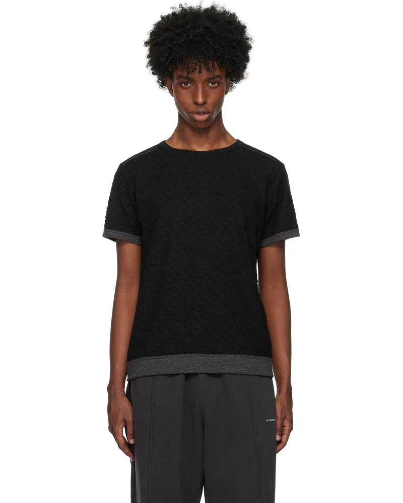 AFFXWRKS Black & Gray Reversible T-shirt Blkgr
