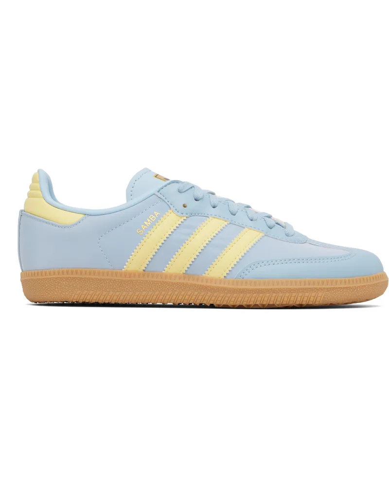 adidas Big Kids Blue Samba OG Sneakers Wonder