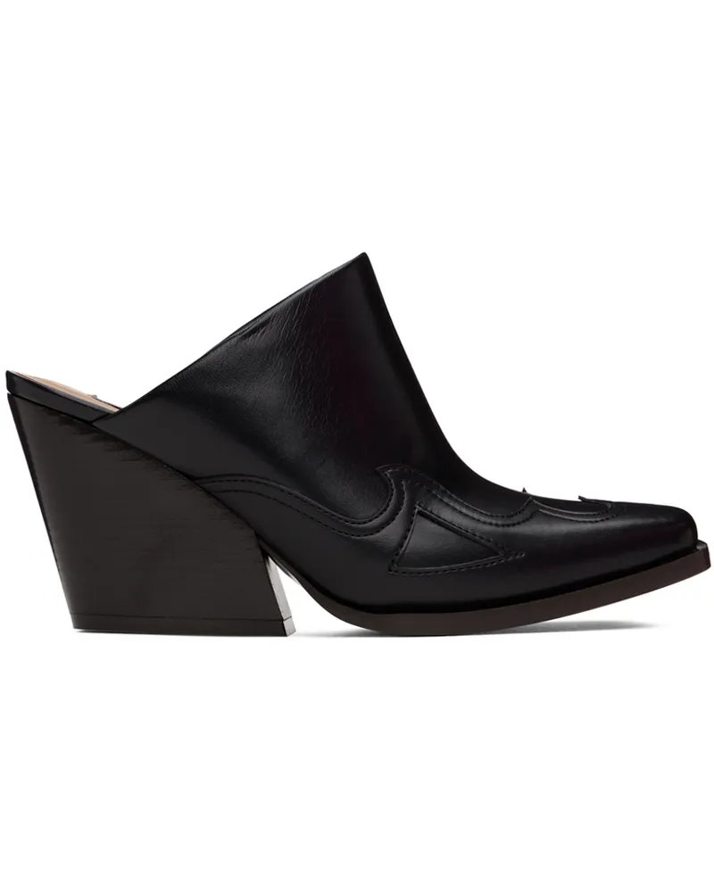 Stella McCartney Black Cowboy Cloudy Mules 1000
