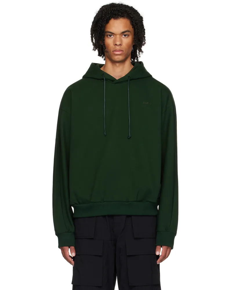 JUUN.J Green Drawstring Hoodie M