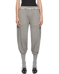 Edward Cuming Gray Kick-Me Sweatpants Grey